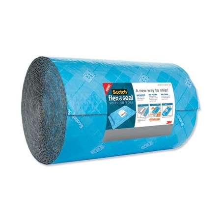 3M Commercial Scotch, FLEX AND SEAL SHIPPING ROLL, 15in X 200 FT, BLUE/GRAY FS15200